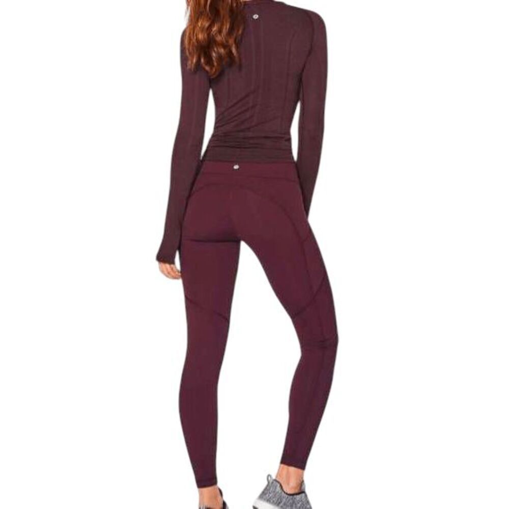 LULULEMON ATHLETICA Speed Up Tight V (28') In Garnet Size 6